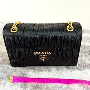 *SOLD* Authentic Prada purse flap crossbody Nappa Gaufre *SOLD*